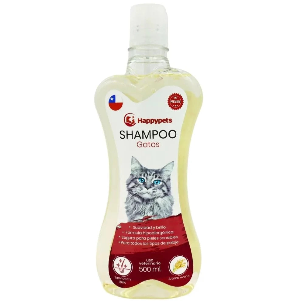 Happypets Shampoo para Gatos Aroma Avena 500ml