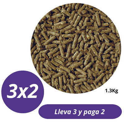 Pack 3x2 Pellet Mantención Conejo y Cuyi 1.3K