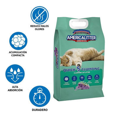 Americalitter Quick Clumping Lavanda 7K