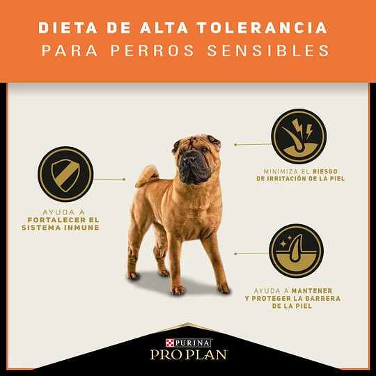 Pro Plan Sensitive Skin Salmón Perro Adulto Raza Mediana Grande 3K