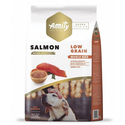 Amity Low Grain Salmon Perro Adulto