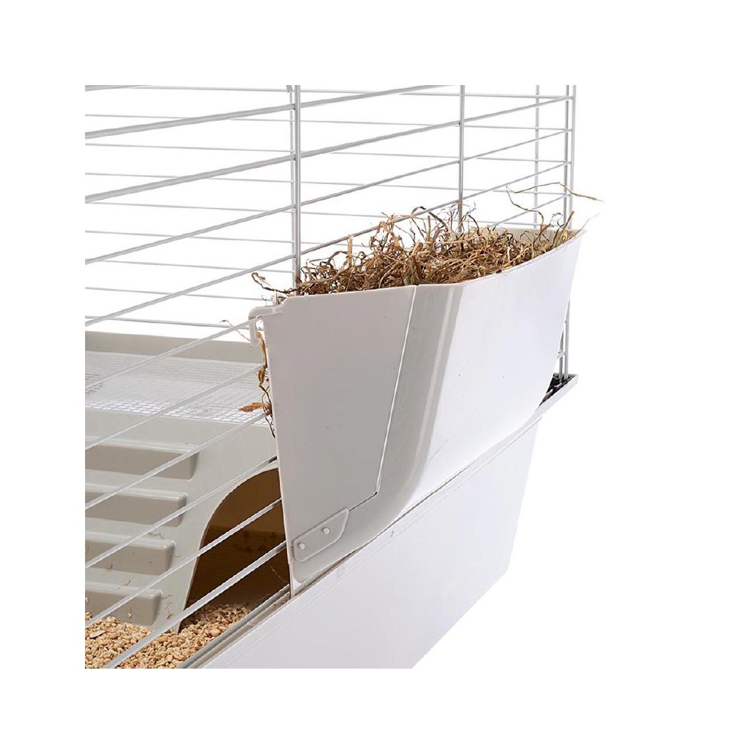 Jaula Vivienda Cavie 80 con Bebedero, Henera y Comedero Exóticos