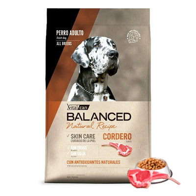 Balanced Skin Care Perro Adulto Todos los Tamaños Cordero 3K