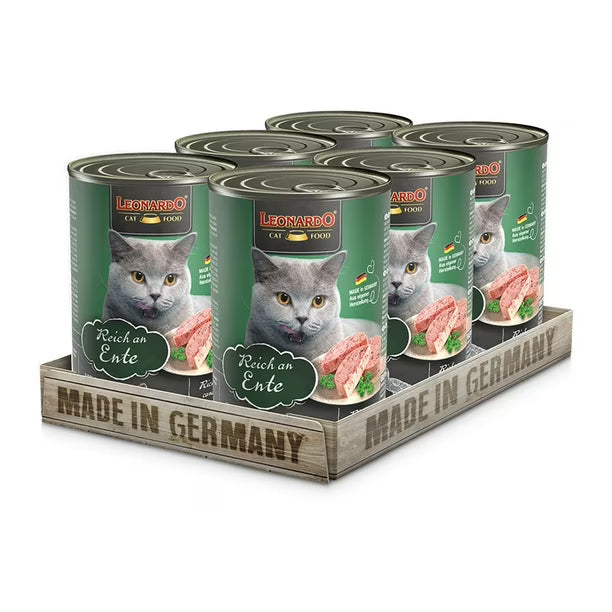 Pack 6un Leonardo Quality Selection Pato Lata Gatos
