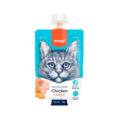 Wanpy Tasty Meat Gato Chicken & Carrot 90g