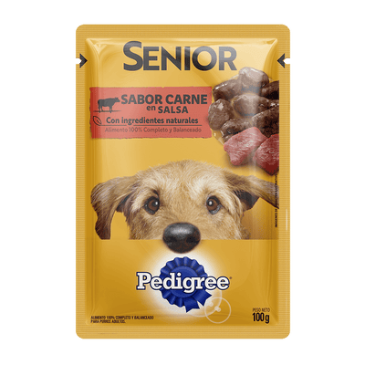 Pedigree Pouch Perros 7+ Carne 100g