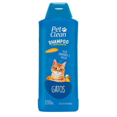 Pet Clean Shampoo y Acondicionador para Gatos 700ml