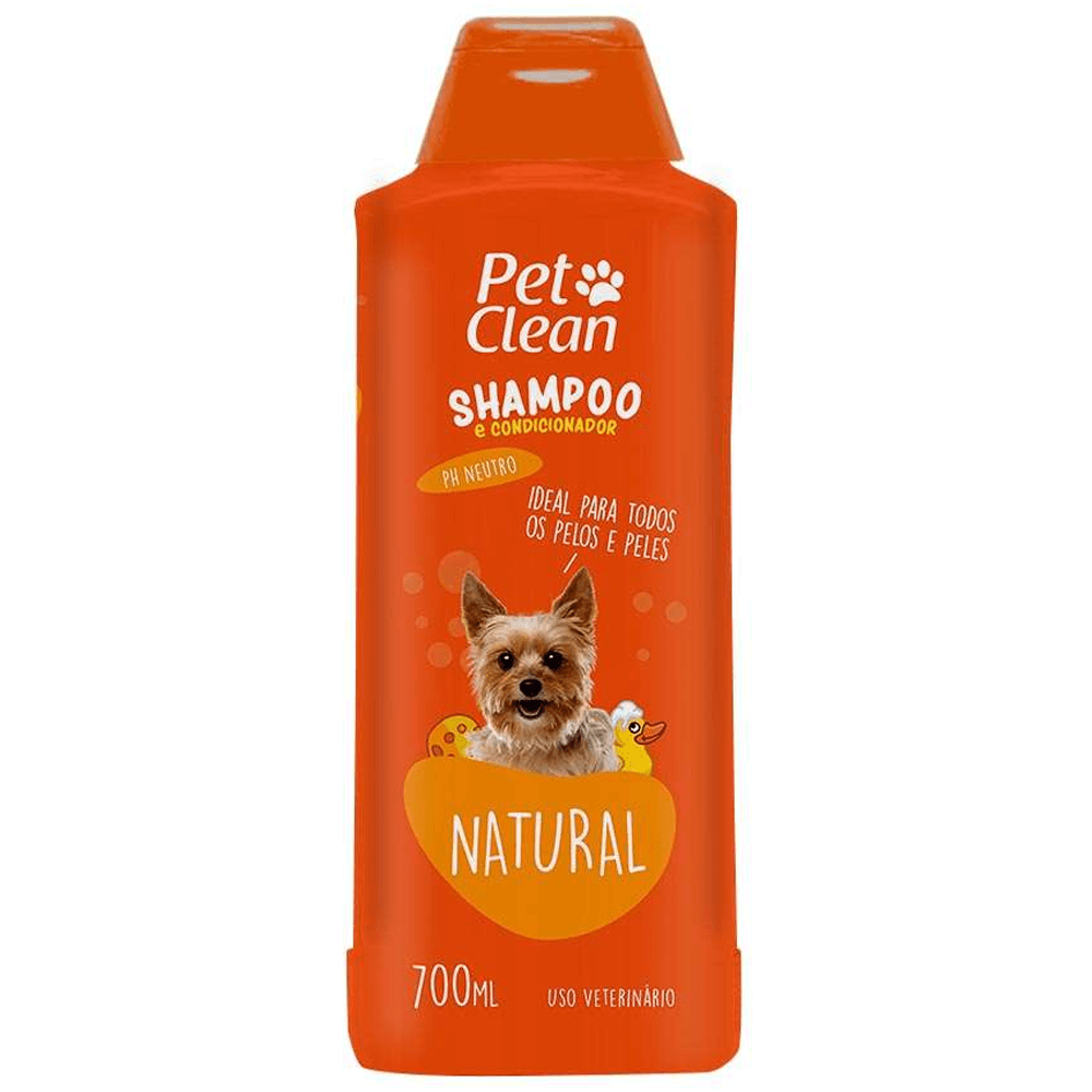 Pet Clean Shampoo y Acondicionador Natural Perros y Gatos 700ml