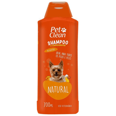 Pet Clean Shampoo y Acondicionador Natural Perros y Gatos 700ml