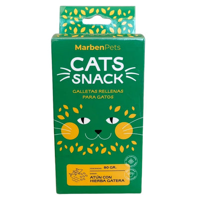 Cats Snack Galletas Rellenas de Atún con Hierba Gatera 80g