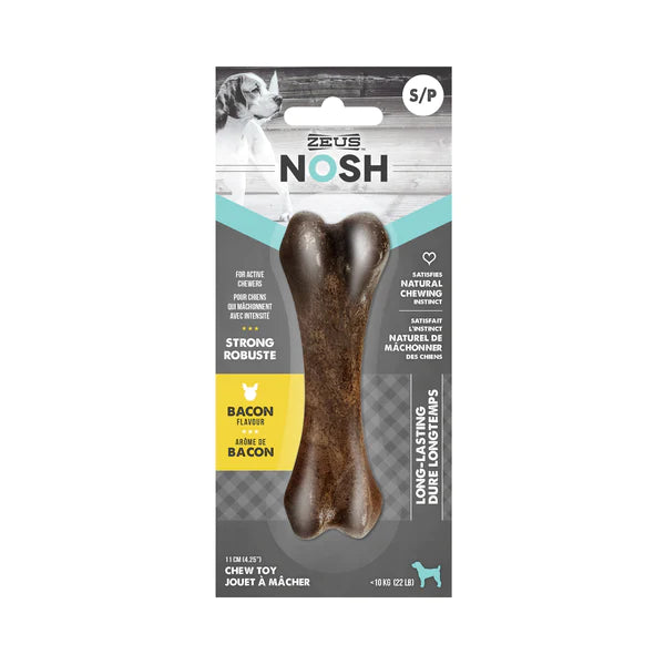 Zeus NOSH Hueso Flex Cachorro Sabor Tocino Perros