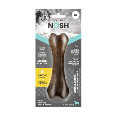 Zeus NOSH Hueso Flex Cachorro Sabor Tocino Perros