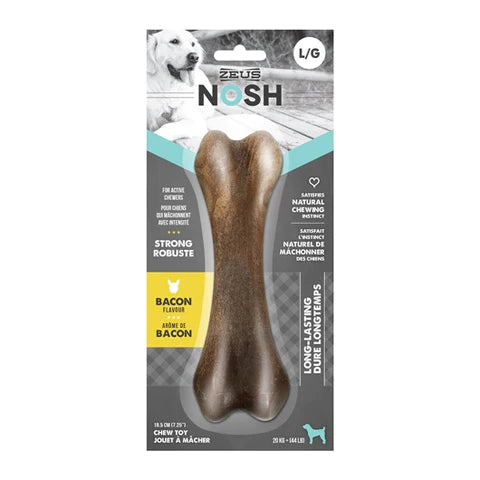 Zeus NOSH Hueso Flex Cachorro Sabor Tocino Perros
