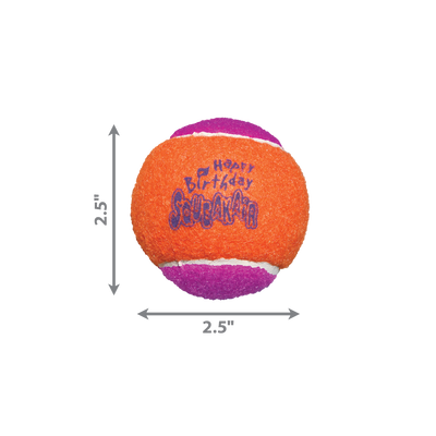 Kong Dog SqueakAir Birthday Balls 3x con Sonido
