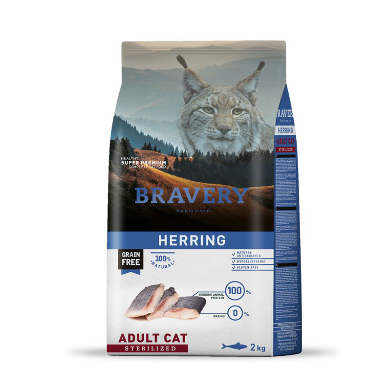 Bravery Herring Gatos Esterilizados 2K