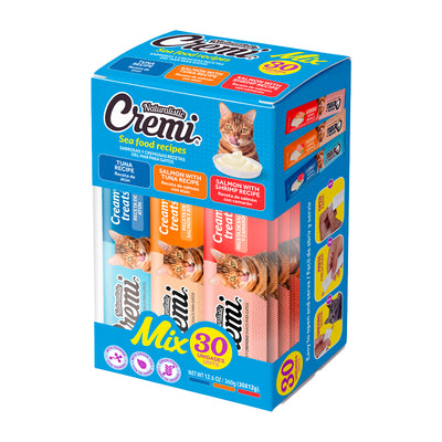 Naturalistic Cremi Gatos Creamy Treats Variedad de Atún BOX 30un