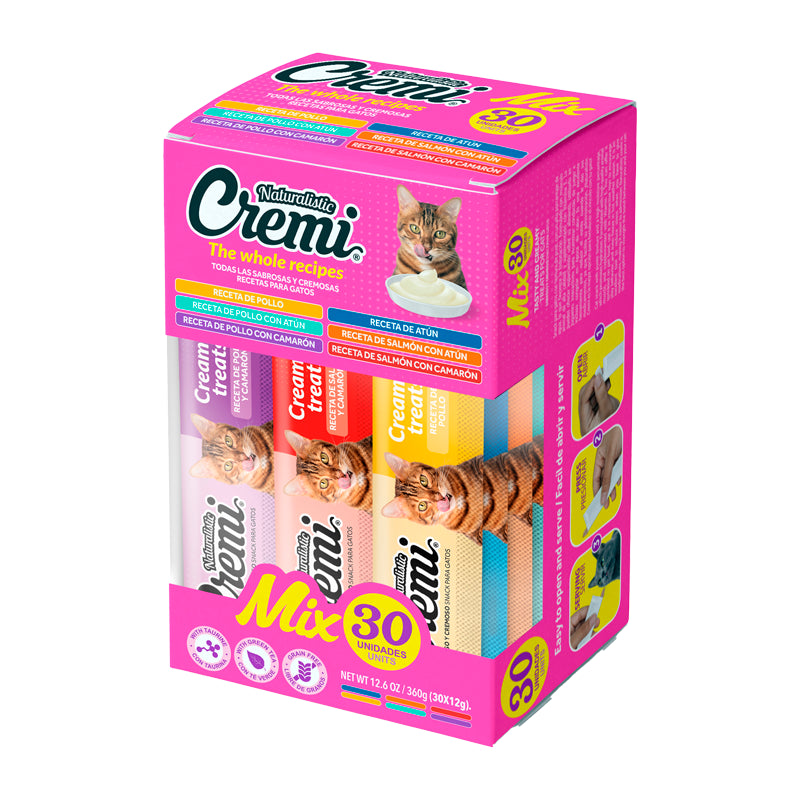 Naturalistic Cremi Gatos Creamy Treats The Whole Recipes BOX 30un