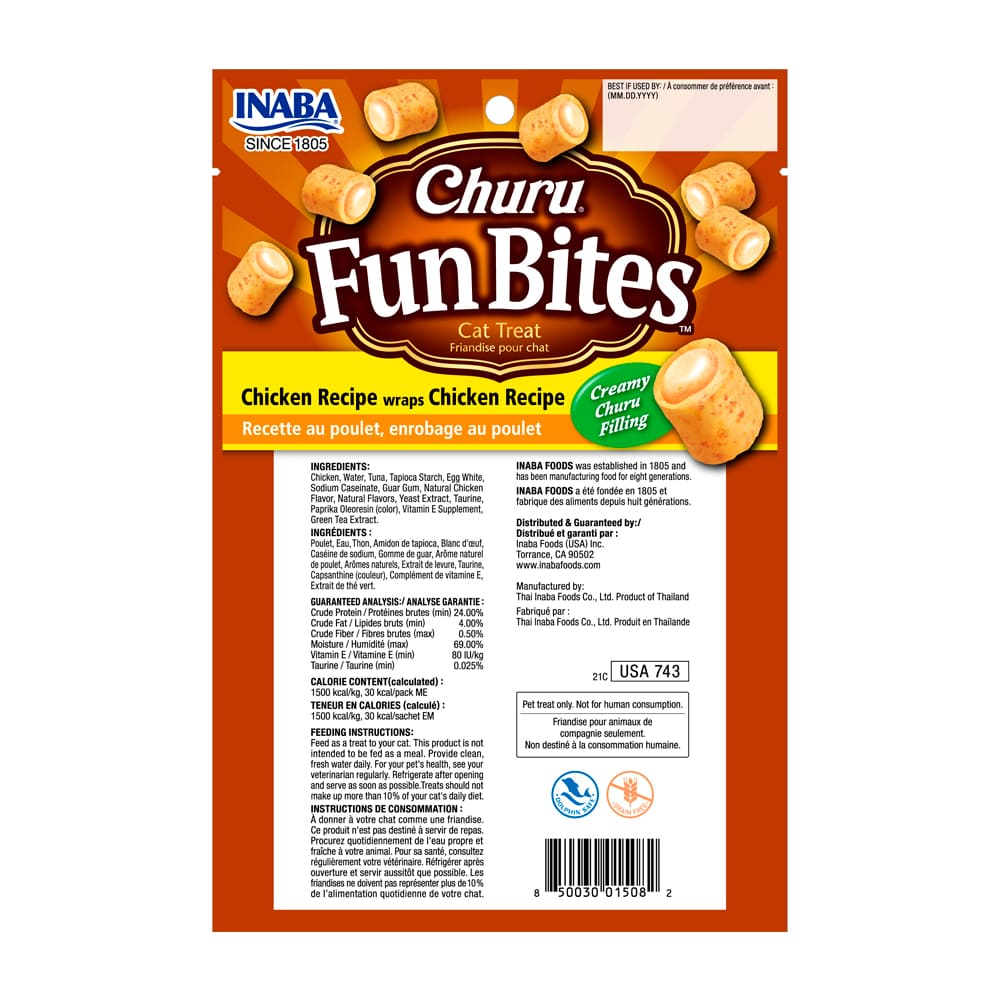 Inaba Churu Fun Bites Gato Pollo