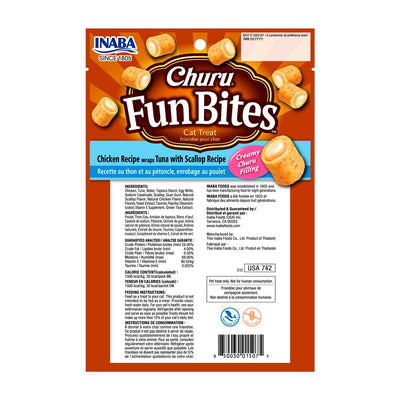 Inaba Churu Fun Bites Gato Pollo con Atún y Ostiones