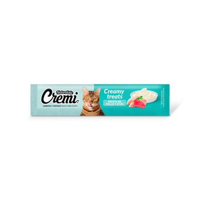 Naturalistic Cremi Gatos Creamy Treats Pollo y Atún 5un 60g