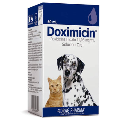 Drag Pharma Doximicin Solucion Oral Perros y Gatos 60ml