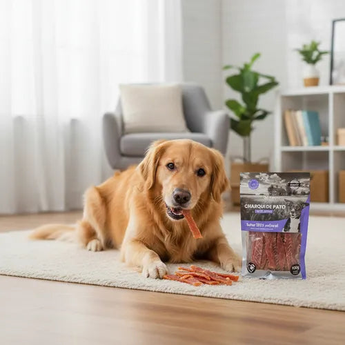 Happypets Snack Perros Charqui de Pato 100g