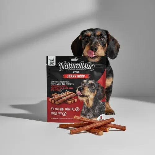 Naturalistic Perro Stick Jerky Beef 75g 5un