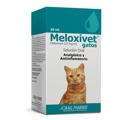 Drag Pharma Meloxivet Solución Oral Gatos 20ml