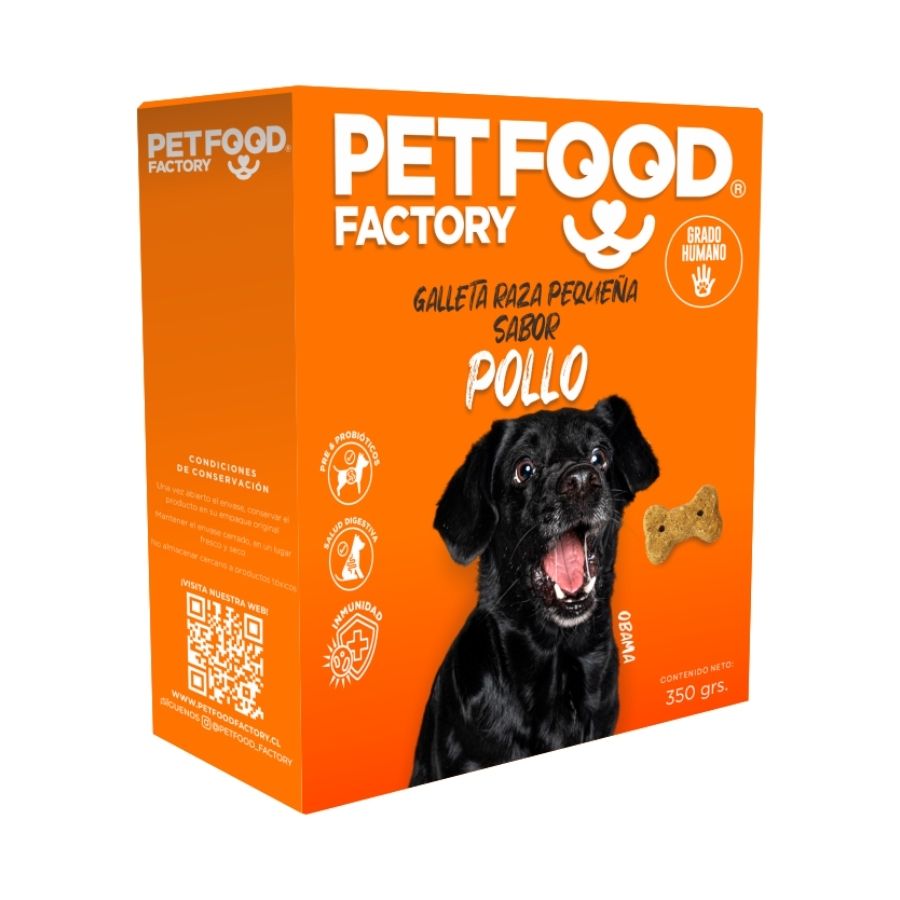 Petfood Galleta Huesito Perro Raza Pequeña Sabor Pollo 350g
