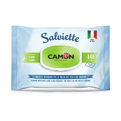 Camon Toallitas Humedas Perros y Gatos Salviette Ylang Ylang 40un
