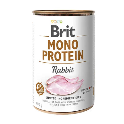 Brit care Mono Protein Lata Rabbit Perros 400g