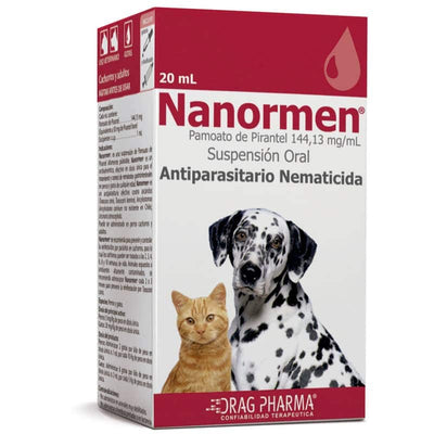 Drag Pharma Nanormen Antiparasitario Perros y Gatos 20ml