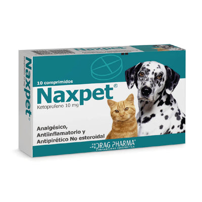Drag Pharma Naxpet Perro y Gato 10mg 10 comprimidos