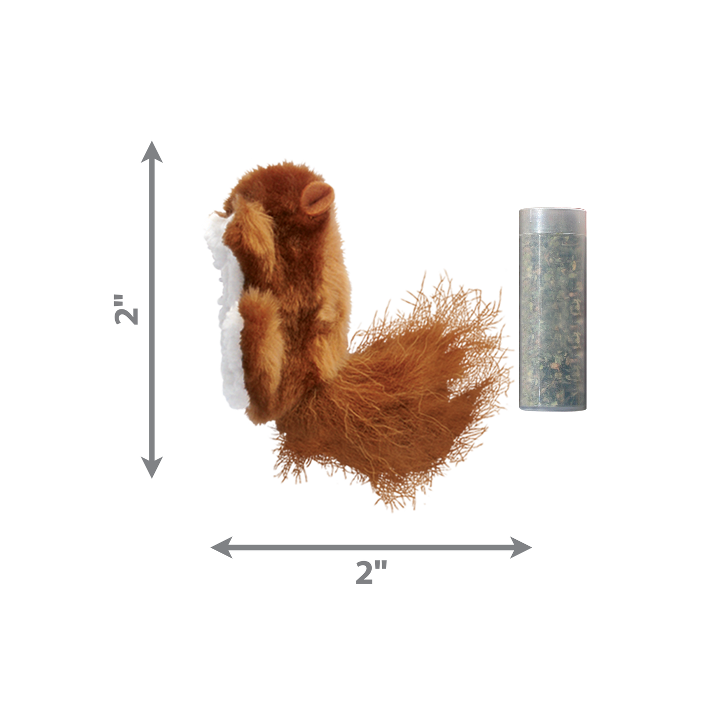 Kong Gatos Ardilla Recargable con Catnip