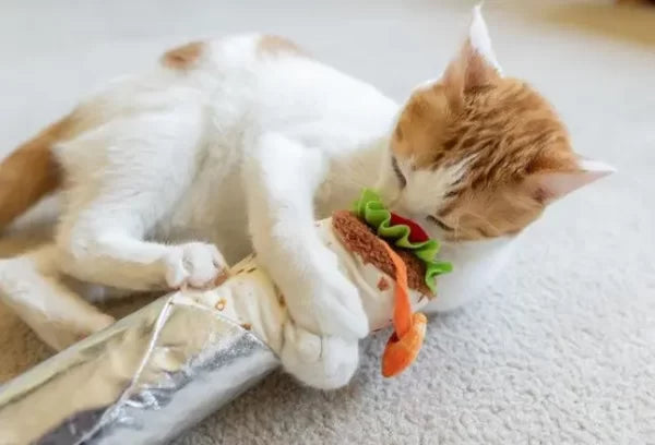 Juguete Gatos American Classic Play Burrito Camarón con Catnip