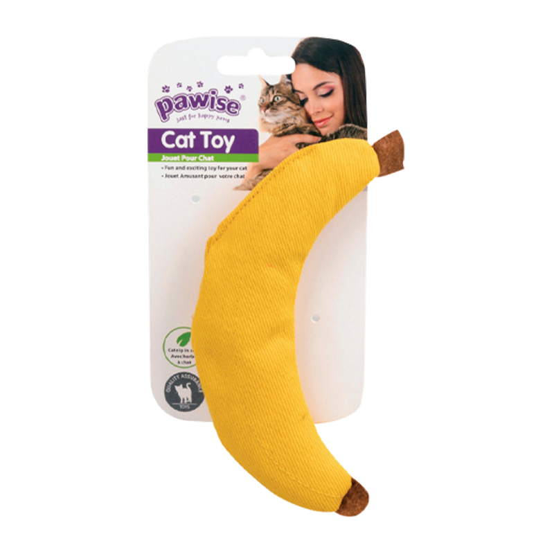 Pawise Meow's Platano con Catnip Gatos