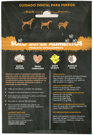 Zupet Qchefs Perros Snack Dental Masticable 65g