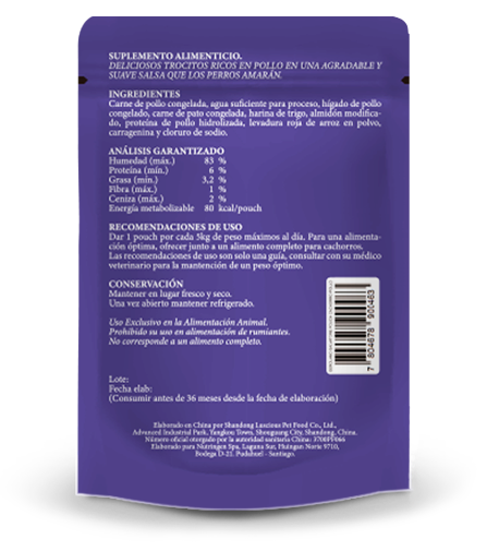 Gerolamo Salvatore Perro Pouch Cachorro Pollo 100g