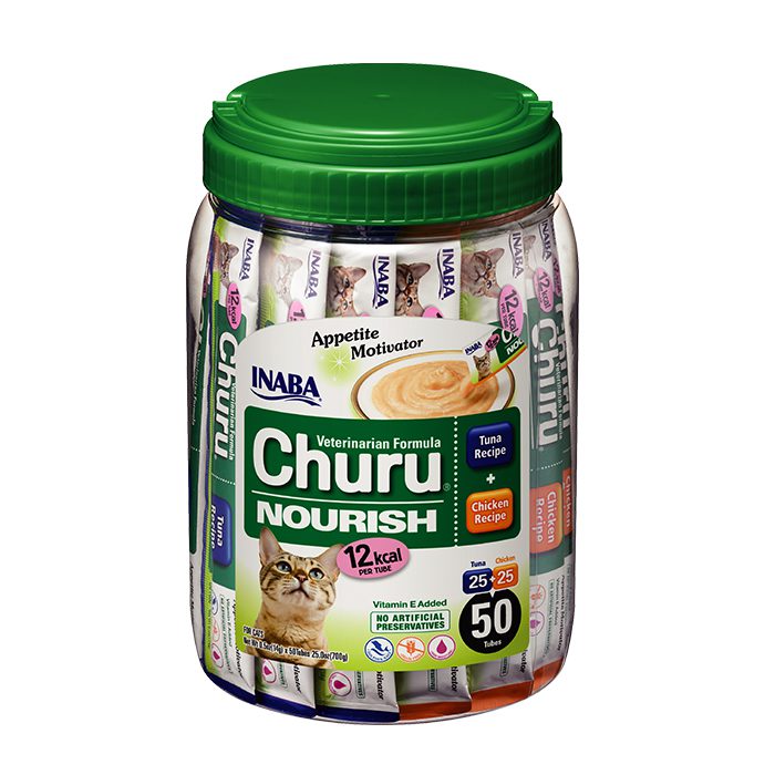 Inaba Churu Vet Gatos Nourish Pollo y Atún 50 UN