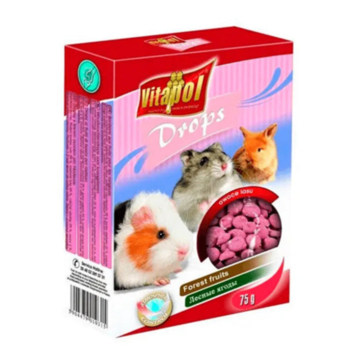 Vitapol Drops Snack Frutos del Bosque 75g