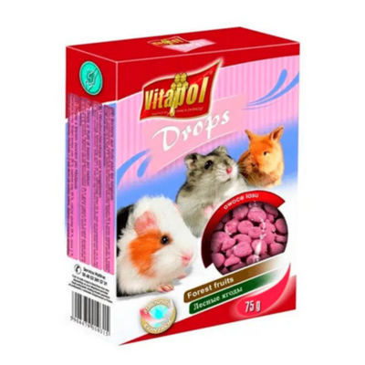 Vitapol Drops Snack Frutos del Bosque 75g