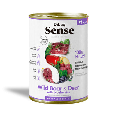 Dibaq Sense Perros Lata Ciervo y Jabali 380gr