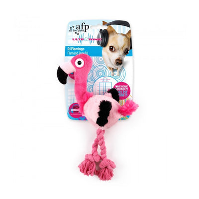 AFP Peluche Flamenco Rosado Sonido Ultrasonico Perros