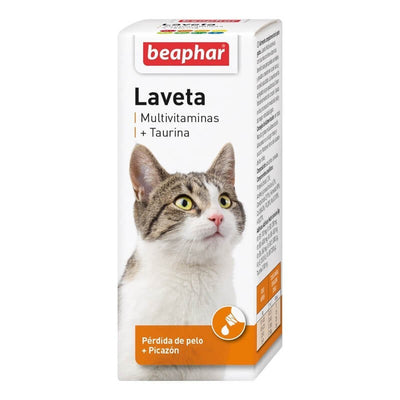 Beaphar Laveta Gatos multivitaminas + taurina 50ml