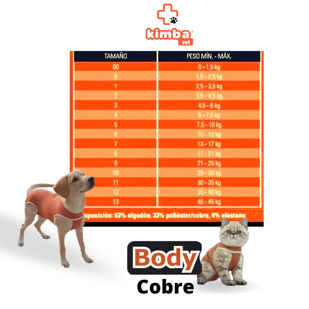Body Cobre Castracion para Perros