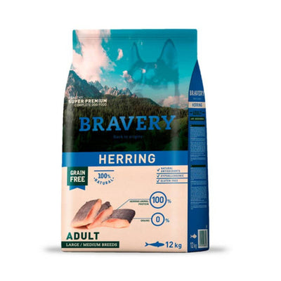 Bravery Herring Perros Adultos Medianos y Grandes 4K