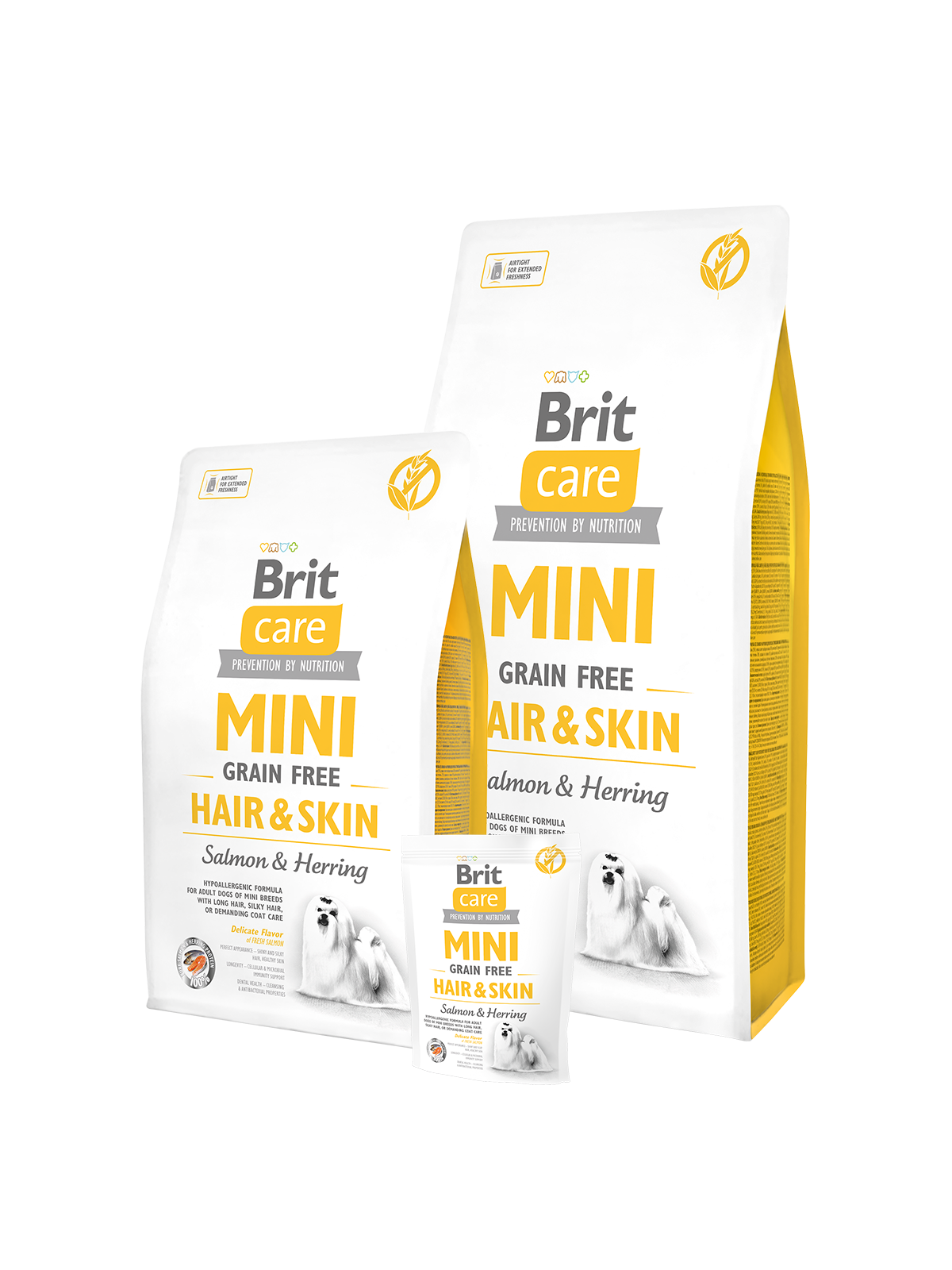 Brit care Perro Mini Adult GF Hair & Skin 2K