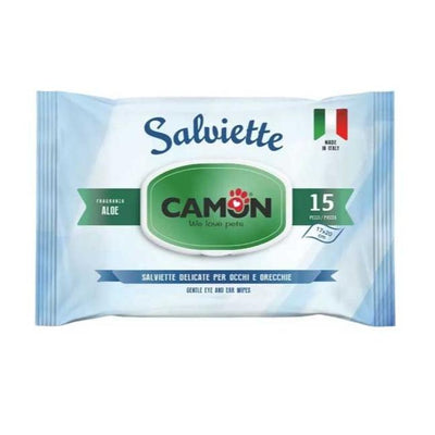 Camon Toallitas Humedas Perros y Gatos Salviette Aloe Vera 15un