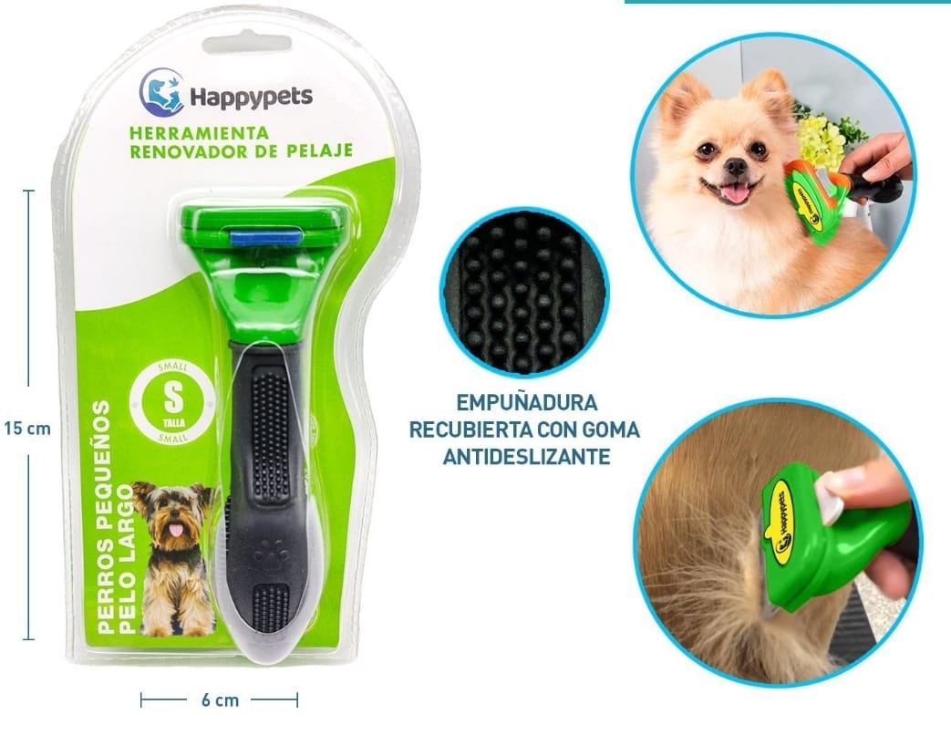 Happypets Renovador de Pelaje Perros Pelo Largo S