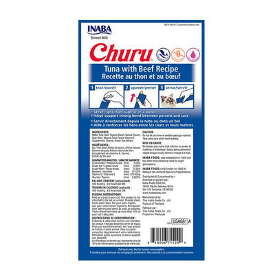 Inaba Churu Gatos Atún con Carne